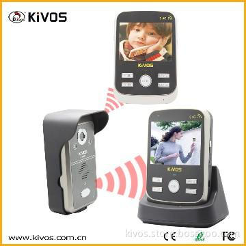 KIVOS Wireless Door Camera and Video Intercom Outdoor with MIC Speaker